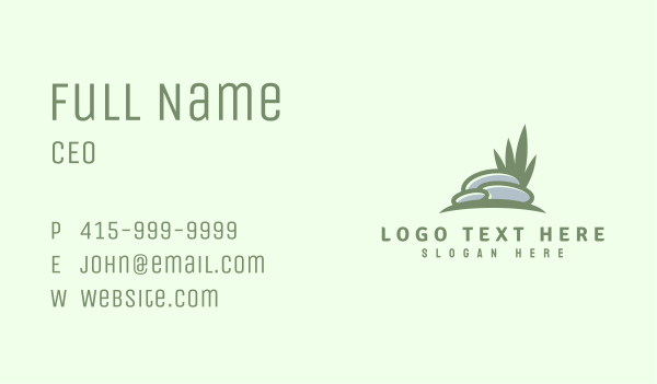 Garden Lawn Grass  Business Card Design Image Preview