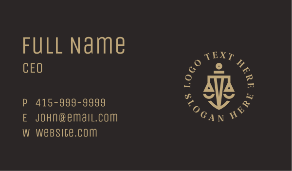 Legal Judicial Shield  Business Card Design Image Preview