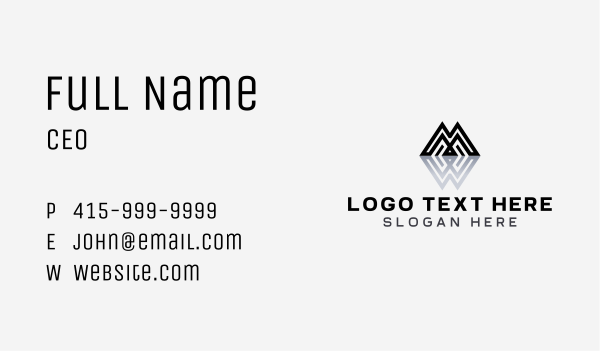 Mountain Corporate Company Business Card Design Image Preview