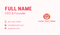 Corgi Dog Milkshake Business Card Design