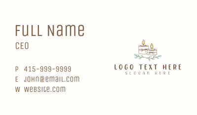 Scented Candle Wax Business Card Image Preview