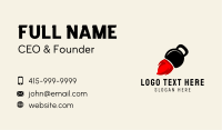 Kettlebell Gym Rocket Business Card Image Preview