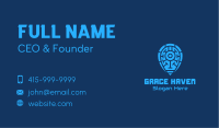Blue Navigation Technology Business Card Image Preview