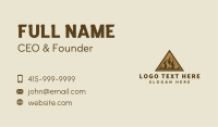 Triangle Mountain Peak Business Card Image Preview