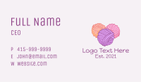 Yarn Ball Thread  Business Card Image Preview