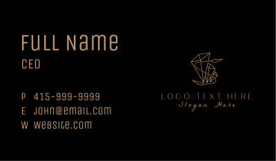 Luxury Precious Stone Business Card Image Preview