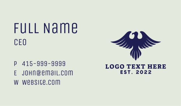 Eagle Bird Gaming Squad Business Card Design Image Preview