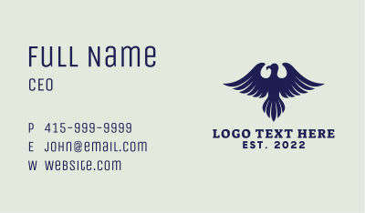 Eagle Bird Gaming Squad Business Card Image Preview
