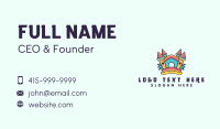 Castle Bounce House Toy Business Card Preview