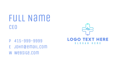 Medical Cross Pharmacy Business Card Image Preview