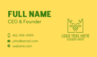 Green Organic Coffee Business Card Image Preview