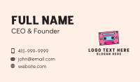 Retro Cassette Tape Business Card Image Preview