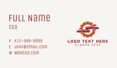 Gear Cargo Trucking Business Card Image Preview