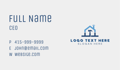 Home Improvement Hammer Business Card Image Preview