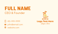 Hot Lemon Tea Business Card Image Preview