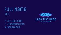 Spliced Audio Soundwave Letter Business Card Image Preview