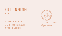 Flower Shop Scribble  Business Card Image Preview