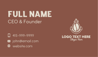 Anchor Coffee Bean  Business Card Image Preview