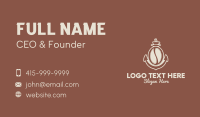 Anchor Coffee Bean  Business Card Preview