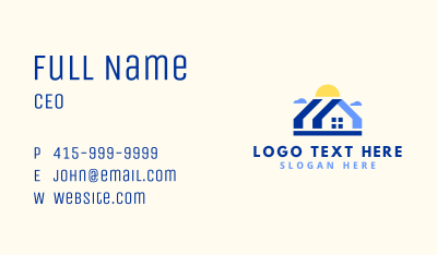 Property Town House Business Card Image Preview