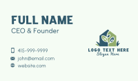 Garden Greenhouse Landscaping Business Card Design