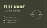 Modern Apparel Wordmark Business Card Image Preview
