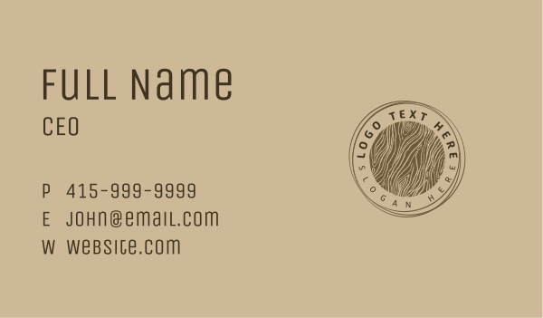 Wood Crafting Company Business Card Design Image Preview