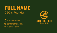 Golden Circle Fork Business Card Image Preview