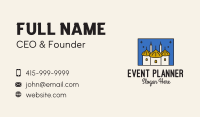 Middle Eastern Temple Towers  Business Card Design
