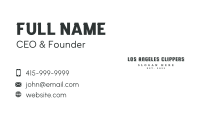 Business Enterprise Wordmark Business Card Image Preview