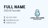 Time Lock Washing  Business Card Image Preview