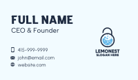 Time Lock Washing  Business Card Image Preview