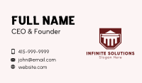 Ancient Column Banner Business Card Design