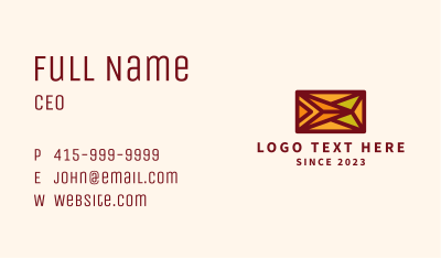 Colorful Textile Design  Business Card Image Preview