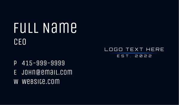 Cyber Tech Software Business Card Design Image Preview