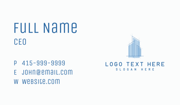 Residential Building Tower Business Card Design Image Preview