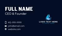 Splash Water Droplet Business Card Design