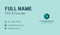 Generic Hexagonal Cube Business Card Image Preview