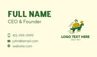 Fast Turtle Food Delivery Business Card Image Preview