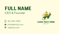 Fast Turtle Food Delivery Business Card Image Preview