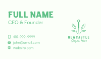 Natural Acupuncture Needle Business Card Image Preview