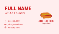 Hot Dog Snack  Business Card Image Preview