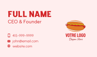 Hot Dog Snack  Business Card Image Preview