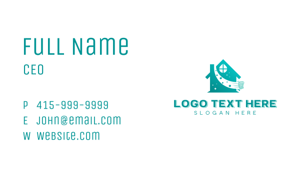 Sanitation Cleaning Sponge Business Card Design Image Preview