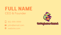 Graffiti Art Number 6 Business Card Image Preview