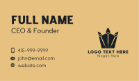 Acupuncture Needle Crown Business Card Image Preview