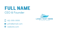 Boat Cruise Ship Business Card Preview