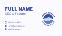 Modern Biotech Waves Business Card Image Preview