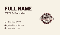 Hammer Sawmill Carpentry Business Card Preview