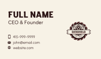 Hammer Sawmill Carpentry Business Card Image Preview